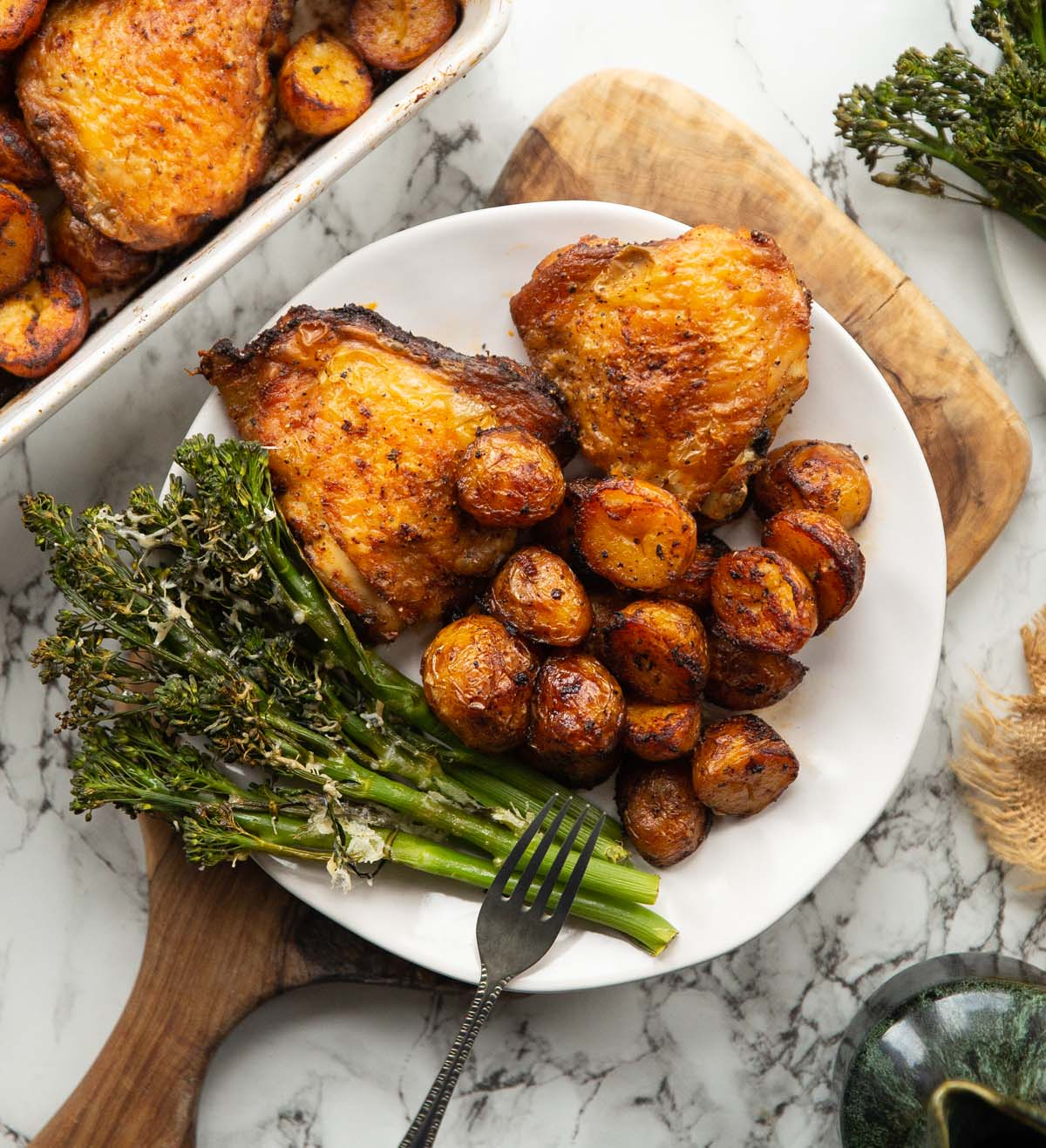 Chicken & Potatoes with Lemon & Oregano