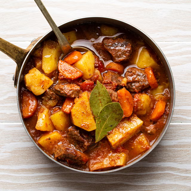 Beef Stew with Bay Leaves